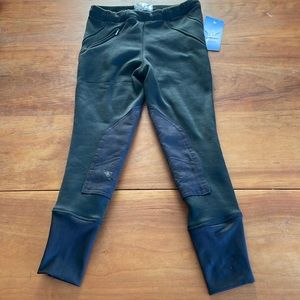 NWT kids fleece lined equestrian pants